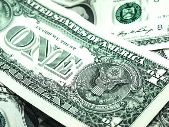 A photo representation of money