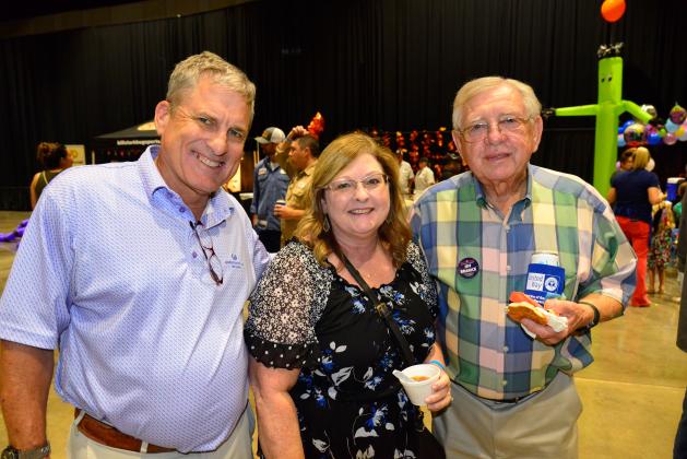 Louis Broussard, Amy and Pat Anderson