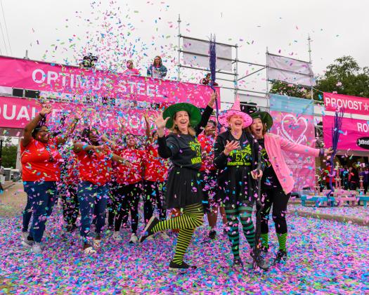 'Gift of Life Julie' Richardson Procter 5K Ribbon Run Monster Dash (Photo by Tim Sudela)