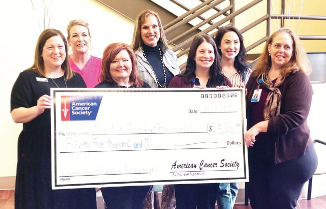 Baptist Hospitals of SETX Foundation check grant 