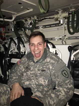 Doucet during his time in the military