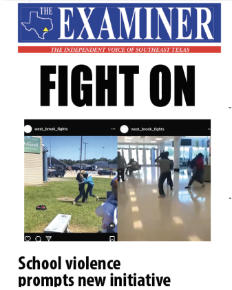 A sample clipping of an award winning issue of The Examiner