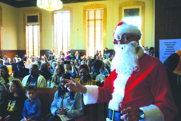Judge Thorne as Santa