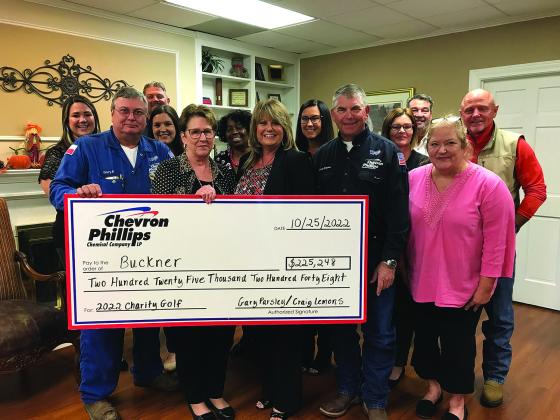 Buckner check presentation