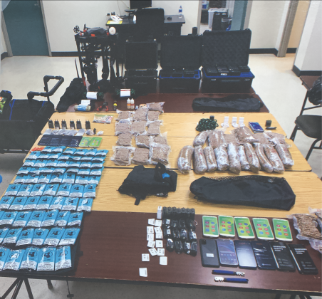 Contraband dropped into a Beaumont prison via drone carrier 