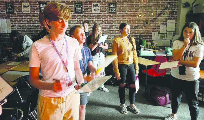 Lumberton ISD students at work. Courtesy photo.