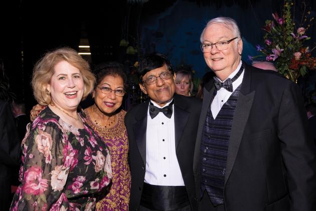 Becky Clayton, Saku and Nat Kumar, Gary Clayton