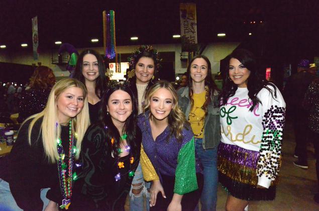 Bailee Webb, Whitney Fowler, Madelyn Meaux, Alli Bell, Marissa Weber, Morgan Champeaux and Katlyn McKeever