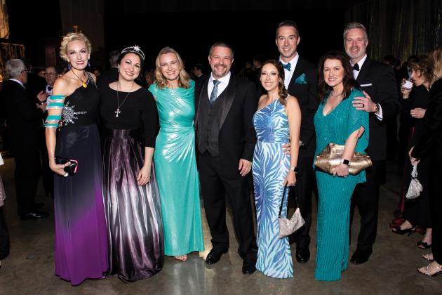 Candace Adkins, Jessie Thomas, Marci and JoVan Currie, Andy and Caroline Lahaye, Colin and Natasha Garrett