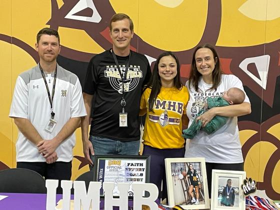 Ava Wiltz will compete in cross country                   at Mary Hardin-Baylor