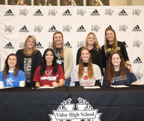 Brilie Cornelison, Andrea Garrett, Jaden Lee and Rylee Sherman (Vidor)