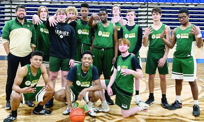 Legacy Christian Academy  boys basketball team