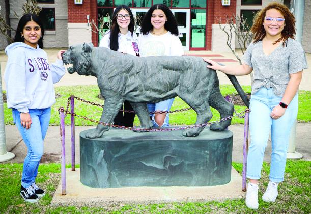 Four Family, Career and Community Leaders of America (FCCLA) members from Silsbee High School advanced to state.