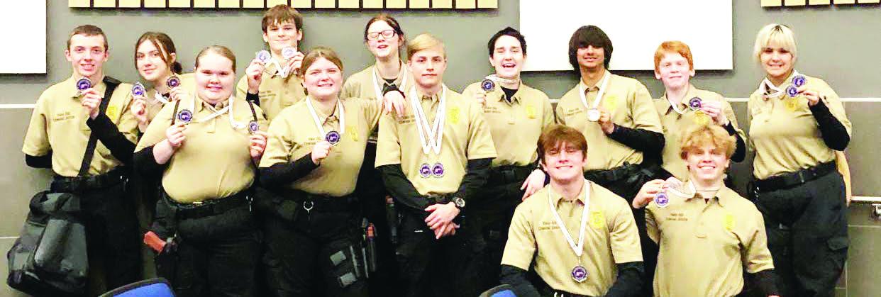 Vidor High School Criminal Justice team