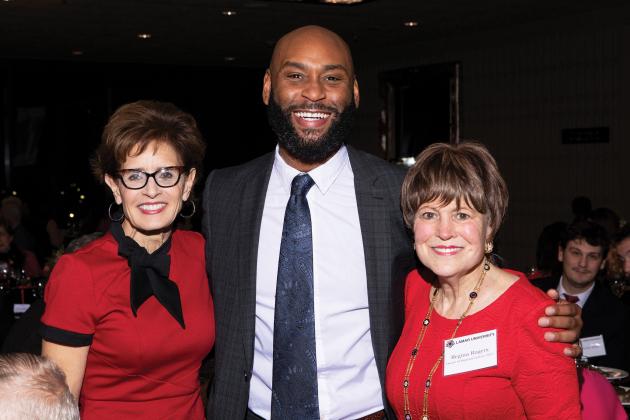 Norma Sampson, Christian Manuel and Regina Rogers