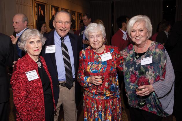 Martha and Charles Starcke, Liz Harris and Jan Butler