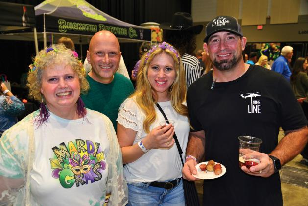 Gigi and Mike Parise, TJ and Katy Pierson