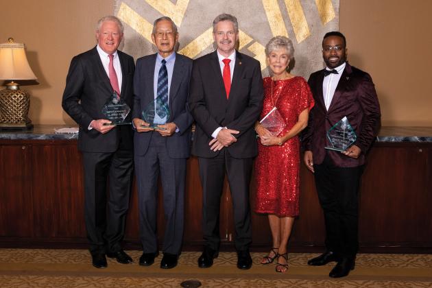 Carl Griffith, George Hirasaki, Jaime Taylor, Hester Bell and Fred Vernon II
