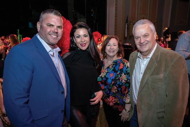 Alan and Abbi Frazier, Ina and Jude Messina