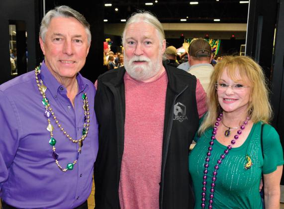 Jim Higgins, Ed Grissom and Rosemary Higgins