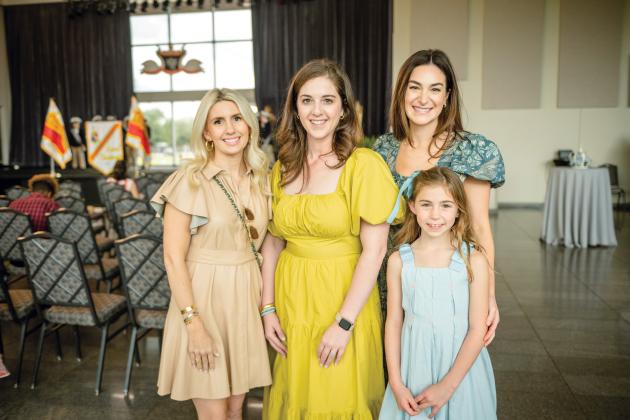 Brittney Ferguson, Emily Wheeler, Emily Wilson and Caroline Colgan