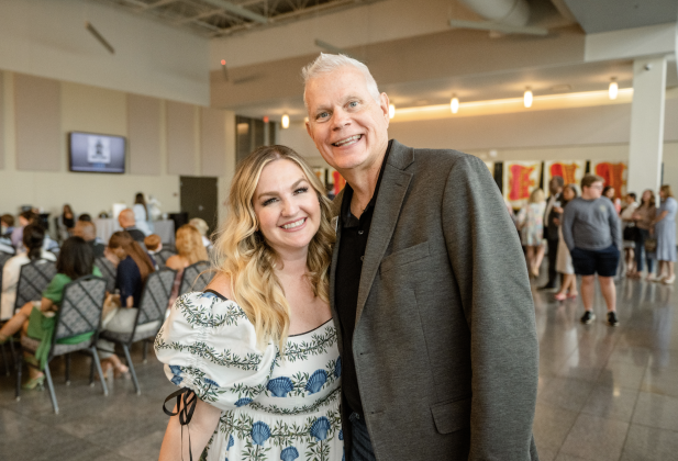 Katie Celli and Roy West