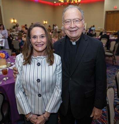 Gay Scott and Bishop Emeritus Curtis Guillory