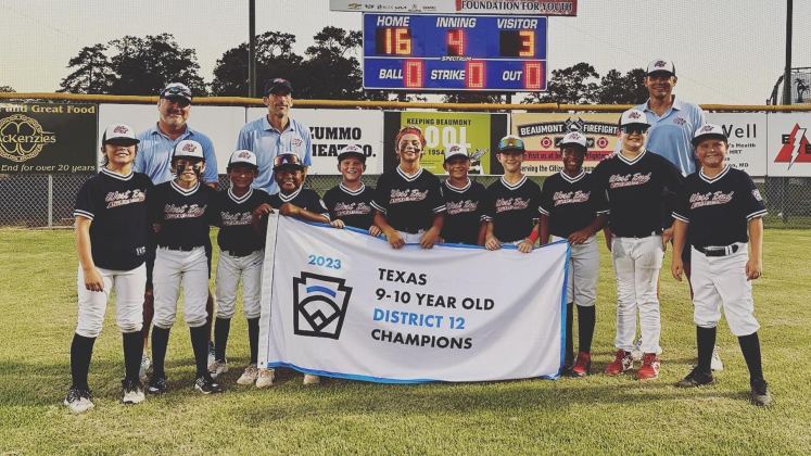 Texas 9-10 Year Old District 12 Champions