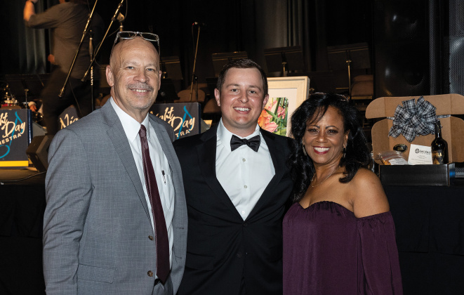 Robert Reid, Tyler Crone and Mary Reid