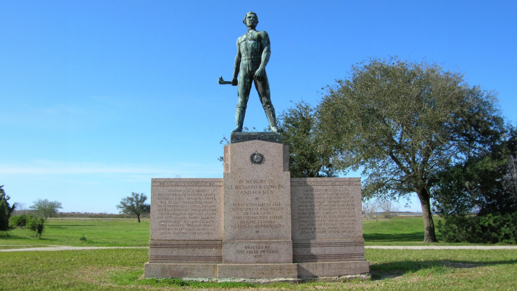 Memorial to Richard Dowling and the Davis Guards at Sabine Pass