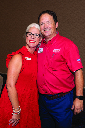 Amy Tarver and Lee Potter