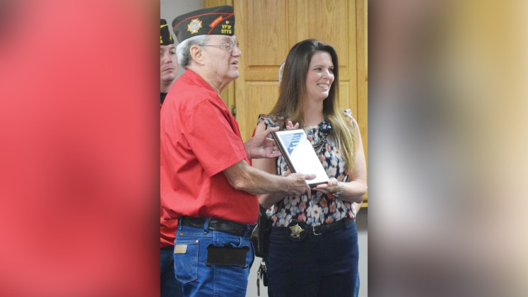 Detective Jennifer Bradberry receives Detective of the Year Award