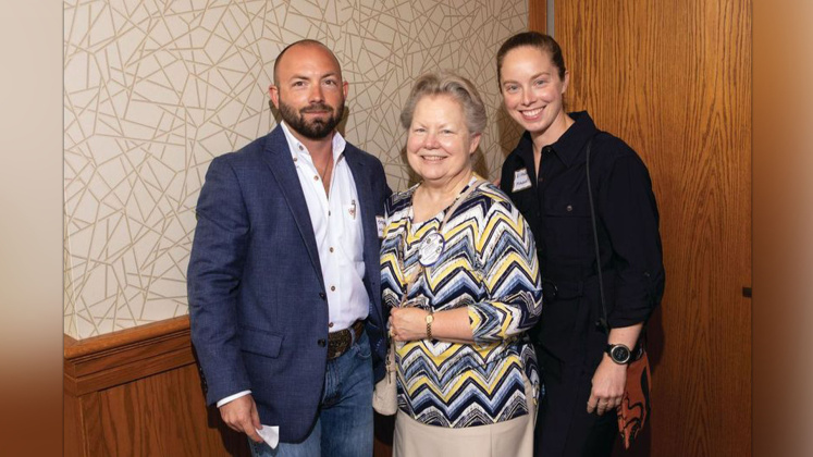 Stephen Maxwell, Debbie Maxwell and Elisabeth Maxwell