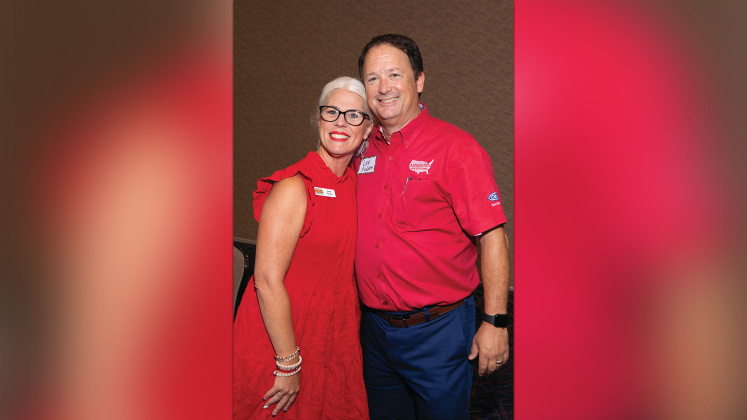 Amy Tarver and Lee Potter
