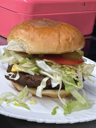 Burgers by Home Plate