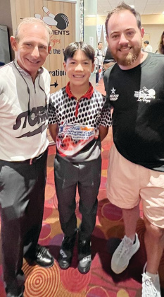 PBA Hall of Famer Norm Duke, Shane Berryhill and PBA star Anthony Simonsen