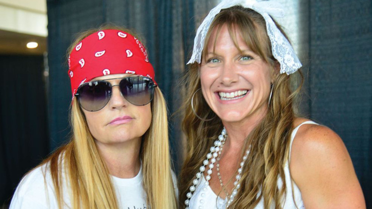 Kym Johns and Lisa Cliett