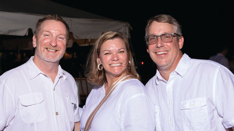 Kevin Reed, Julie and Ken Strassburger