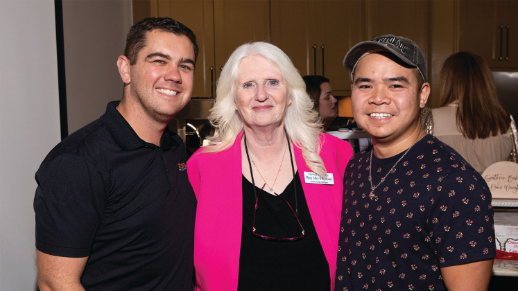 Josh Davis, Mary Alice Kibodeaux and Thomas Davis