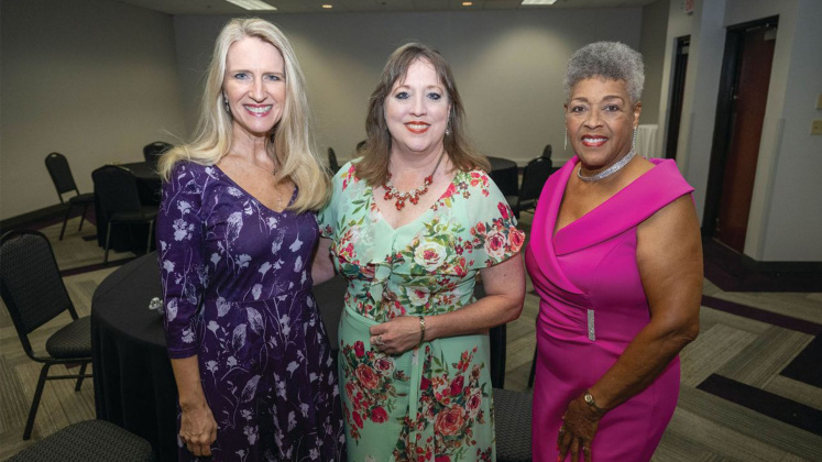 Debbie Bridgeman, Doreen Badeaux and Dolores Fulton