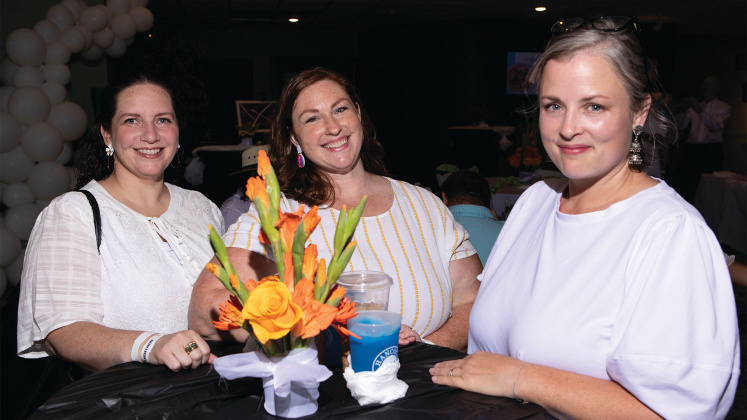 Rebecca Tatum, Rachel Lomas and Amy Miller