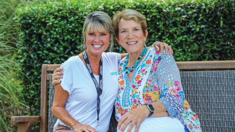 Roni Stephenson Gillespie and Elaine Henderson