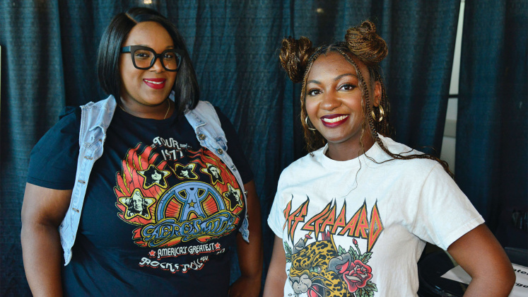 Danielle Johnson and Jessica Wooten