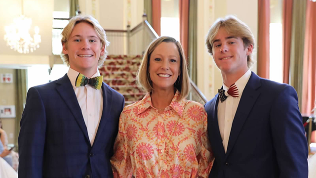 Austin, Kara and Ryan Brown