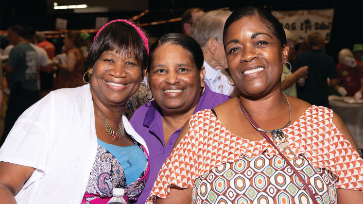 Barbara Tompkins, Linda Austin and Louisa Austin