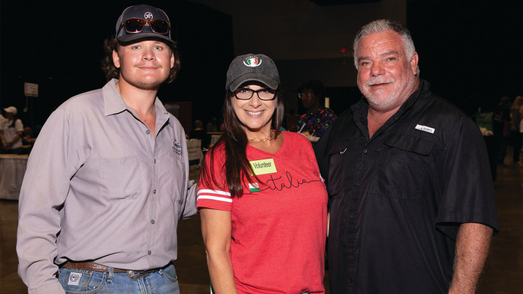 Jacob Tyrrell, Carol and Robert Sanders