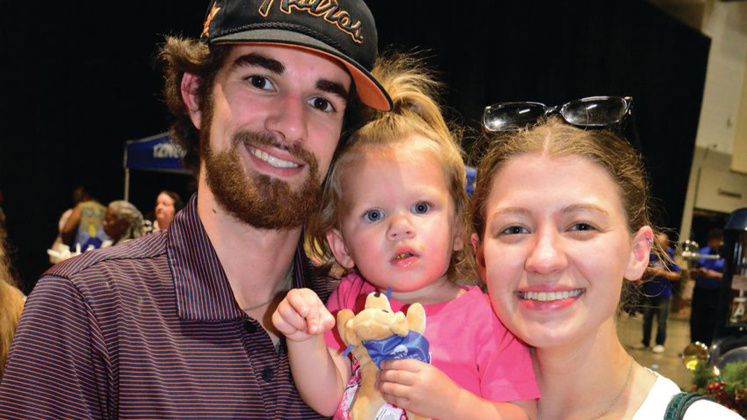 John, Abi and Amelia Kramer