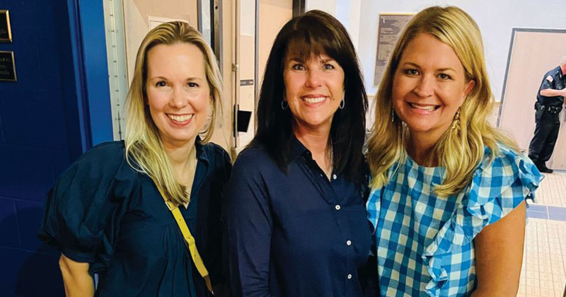 Christi Lawdermilk, Shelley Duke and Amy Maloney