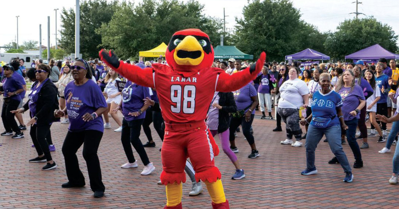 Big Red from Lamar University