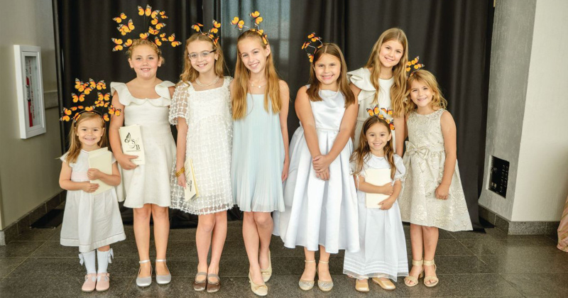 Everett Hawthorne, Piper Moore, Lola Carter, Vivianne Ohmstede, Elizabeth Wortham, Mila Geraci, Madeline Mathews and Adrienne Mathews